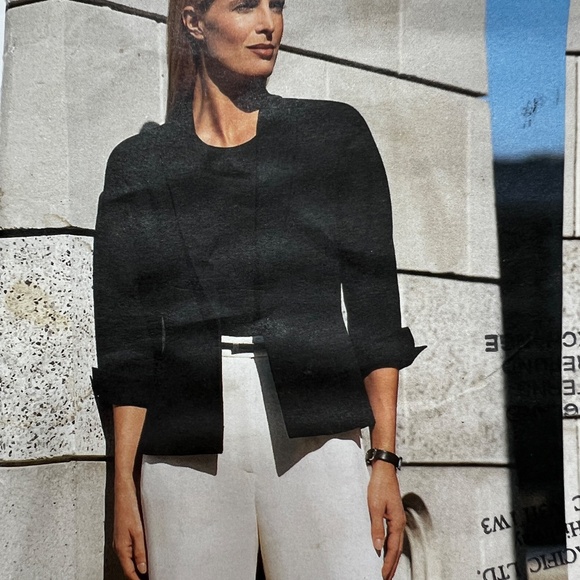 Vtg Vogue Anne Klein Pattern Jacket Skirt Pants Uncut Size 12 14 16 Semi Fitted - Picture 2 of 5